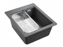 Кухонная мойка Emar Quartz 42 EMQ-1420.Q цвет Антрацит