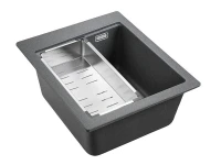 Кухонная мойка Emar Quartz 42 EMQ-1420.Q цвет Антрацит