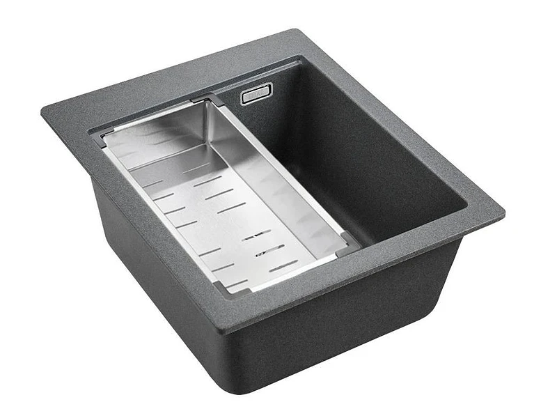 Кухонная мойка Emar Quartz 42 EMQ-1420.Q цвет Антрацит