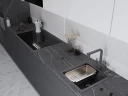 Кухонная мойка Emar Quartz 42 EMQ-1420.Q цвет Антрацит