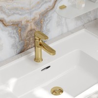 Смеситель для раковины WasserKRAFT Neckar 2103 Золото глянцевое латунь