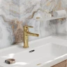 Смеситель для раковины WasserKRAFT Neckar 2103 Золото глянцевое латунь