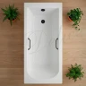 Ванна из искусственного камня Delice Scandi 180х80 DLR330031RB-G цвет Белый