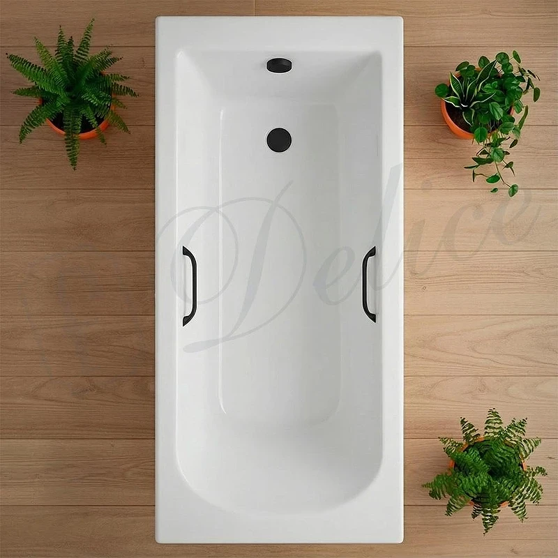 Ванна из искусственного камня Delice Scandi 180х80 DLR330031RB-G цвет Белый
