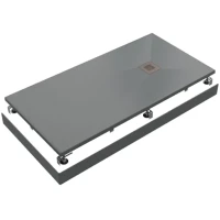 Душевой поддон из искусственного камня Good Door Essentia 160x80 ЛП00077 Графит