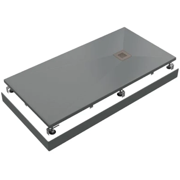 Душевой поддон из искусственного камня Good Door Essentia 160x80 ЛП00077 Графит