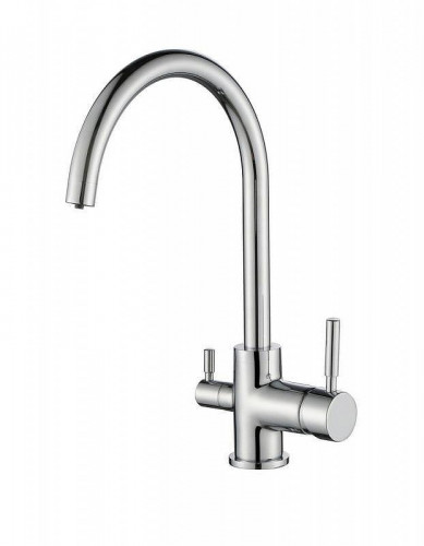 Смеситель для кухни Emar Steel ЕС - 3007 цвет Хром