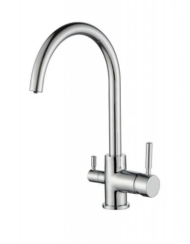Смеситель для кухни Emar Steel ЕС - 3007 цвет Хром