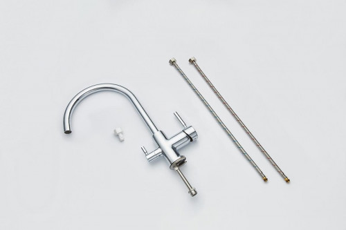 Смеситель для кухни Emar Steel ЕС - 3007 цвет Хром