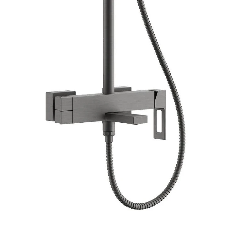 Душевая система Belz B658-3 B24658-3 цвет Оружейная сталь