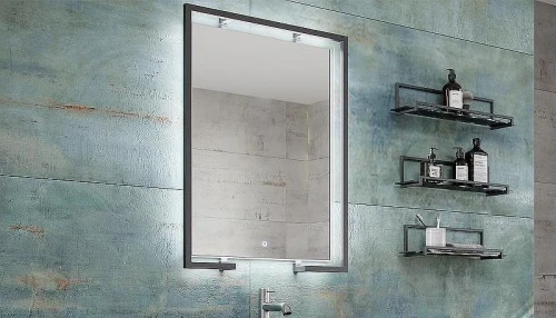 Зеркало Velvex Gelou 60 zkGEL.60-21 с подсветкой и с сенсорным выключателем