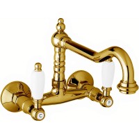 Смеситель для кухни Cezares First FIRST-LLP-02-Bi Бронза латунь на стену