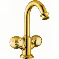 Смеситель для раковины Cezares Aphrodite APHRODITE-LS2-03/24-M Золото 24 карат латунь