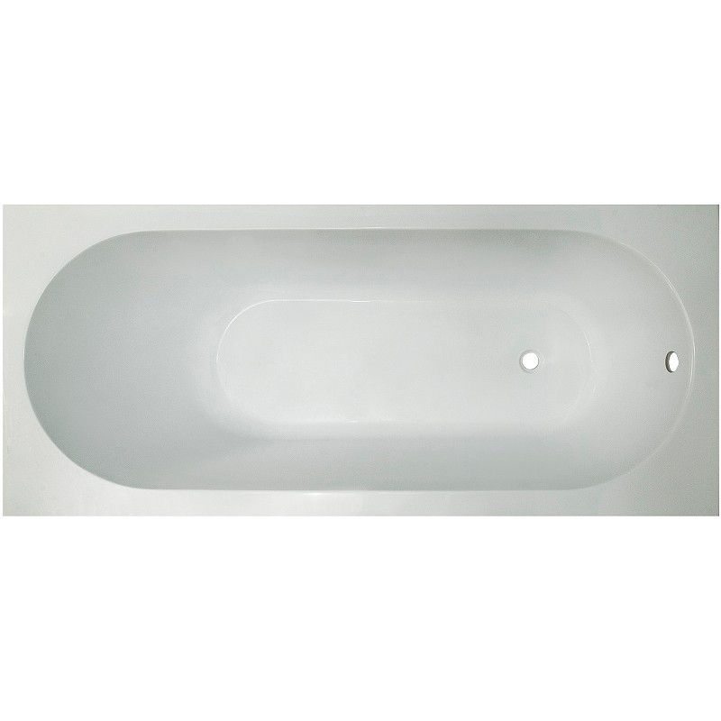 Ванна из литьевого мрамора Marmo Bagno Лучия 180x80 MB-L180-80 без гидромассажа