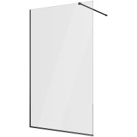 Душевая перегородка Berges Sky Black 140х200 064016 профиль Черный матовый стекло прозрачное