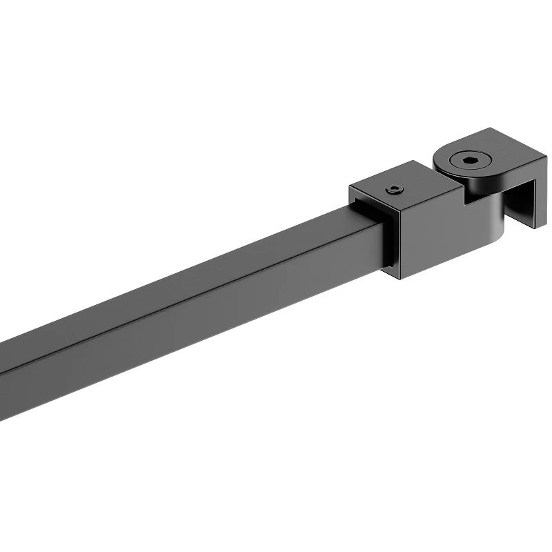 Душевая перегородка Berges Sky Black 140х200 064016 профиль Черный матовый стекло прозрачное