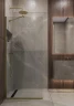Душевая перегородка Timo TP-890/17C-8 890x1950 T13 в узком профиле Золото стекло прозрачное