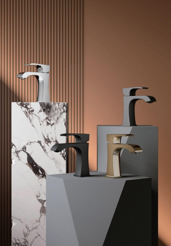 Смеситель для раковины Belz B507-3 B10507-3 цвет Оружейная сталь