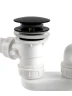Слив-перелив FILARETE FL90BL click-clack цвет Черный матовый