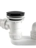 Слив-перелив FILARETE FL90BL click-clack цвет Черный матовый