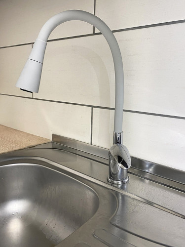 Смеситель для кухни Rav Slezak Sazava SA506.5/13S Серый Хром латунь