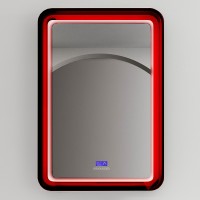 Зеркало Abber Kristall 55 AT6701Rubin с подсветкой с многофункциональной панелью стекло