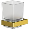 Стакан для зубных щеток Whitecross Cubo gold CU2430GL Золото