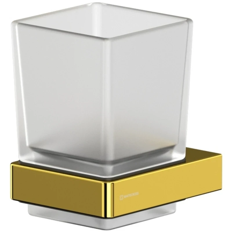 Стакан для зубных щеток Whitecross Cubo gold CU2430GL Золото