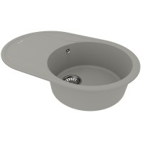 Кухонная мойка Lemark Lacha 720 9910057 Грей искусственный камень (литьевой мрамор) встраиваемый