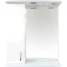 Зеркало со шкафом Misty Астра 60 L Э-Аст04060-01СвЛ с подсветкой Белое глянцевое