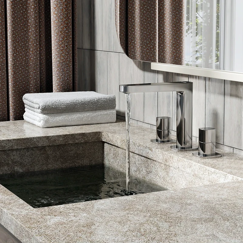 Смеситель для раковины WasserKRAFT Naab 8635 Хром латунь