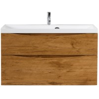 Тумба под раковину BelBagno Marino 90 MARINO-900-2C-SO-RN-P подвесная Rovere Nature МДФ / ЛДСП