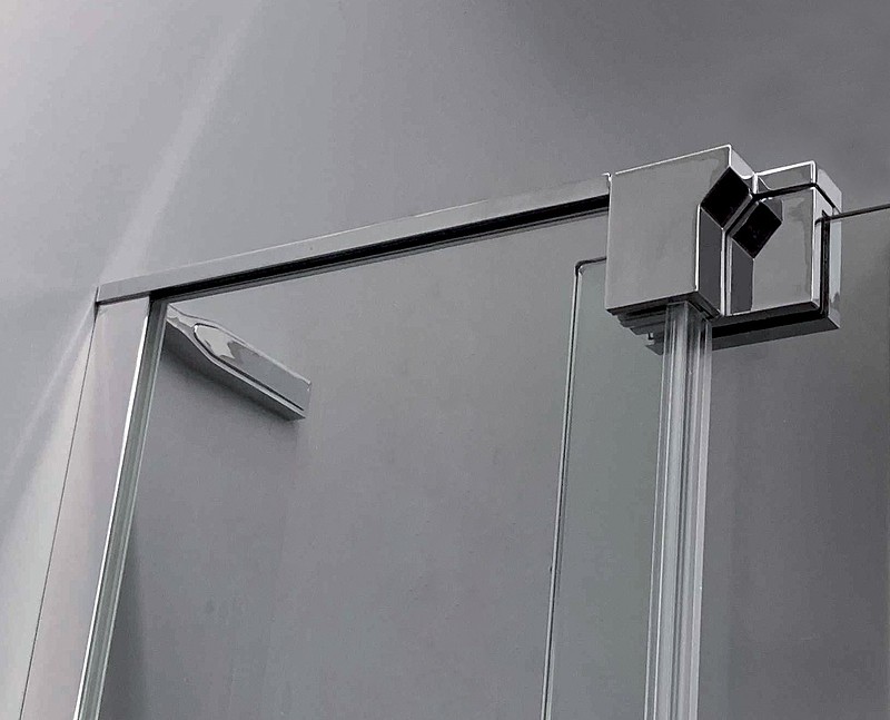 Душевой уголок Cezares Slider 100x80 SLIDER-AH-2-70/80-90/100-BR-Cr профиль Хром стекло бронзовое