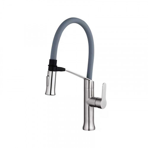 Смеситель для кухни Fashun A54501-12 цвет Сатин Серый