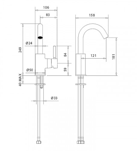 Смеситель для раковины Migliore Fortis Gold 31541 (27981)