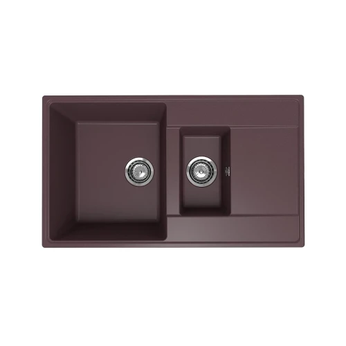Кухонная мойка Ulgran Quartz Prima 860 1,5K-06 цвет Трюфель