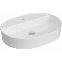 Раковина Berges Ego SL 60 182016 Белая глянцевая фарфор накладная