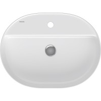 Раковина Berges Ego SL 60 182016 Белая глянцевая фарфор накладная