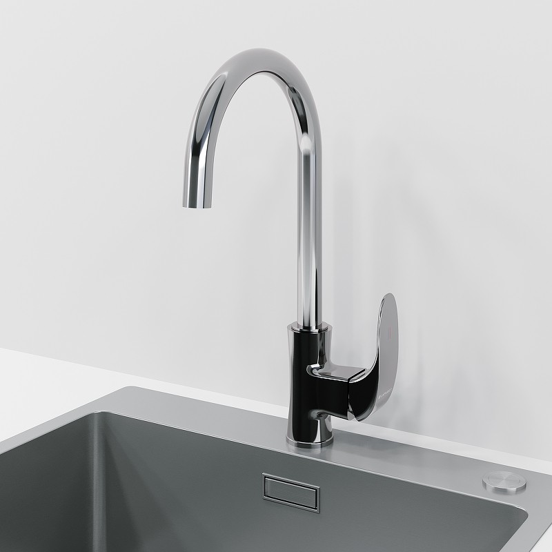 Смеситель для кухни Laparet Lisera Pro N2068502LPT Хром латунь