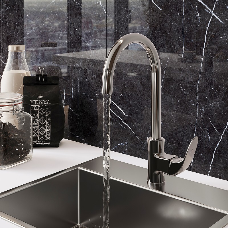 Смеситель для кухни Laparet Lisera Pro N2068502LPT Хром латунь