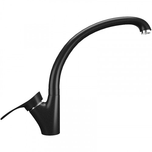 Смеситель для кухни Ulgran Classic U-001-344 Ультра-черный латунь