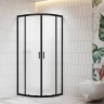 Душевой уголок RGW 80x80 06095688-44 профиль цвет Черный стекло cora