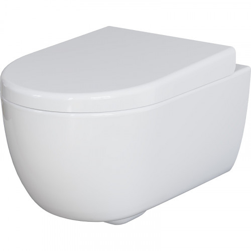 Унитаз Ambassador Abner 103T20001R подвесной Белый глянцевый без сиденья фарфор подвесной