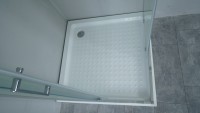 Душевой уголок Timo TL 100х100 TL-1102R профиль Хром стекло прозрачное с рисунком