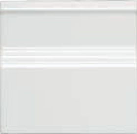 Керамический плинтус Adex Neri Rodapie clasico blanco z 15х15 серый для ванной комнаты, для кухни Испания