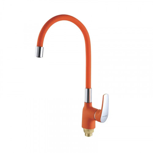 Смеситель для кухни Shevanik S443-4 цвет Оранжевый