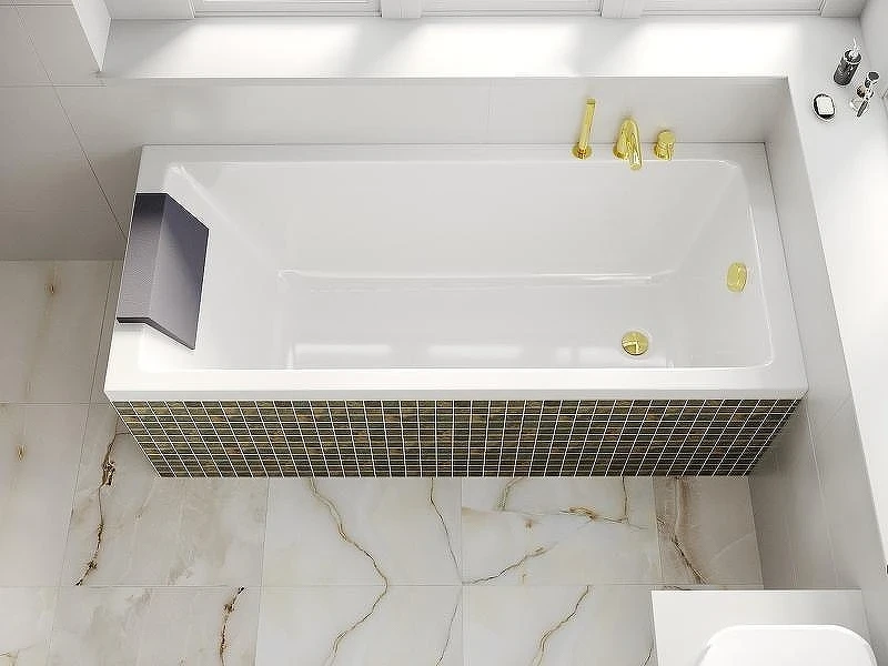 Акриловая ванна Whitecross Wave 130x70 0101.130070.100 без гидромассажа, с ножками NWT-50