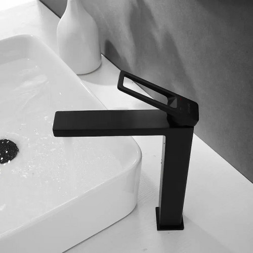 Смеситель для раковины Shevanik S6811H цвет Черный