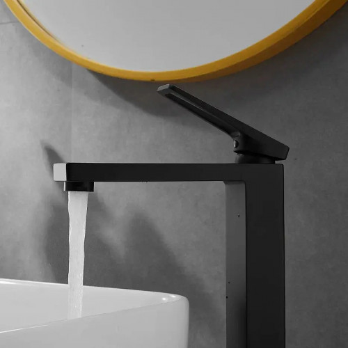 Смеситель для раковины Shevanik S6811H цвет Черный