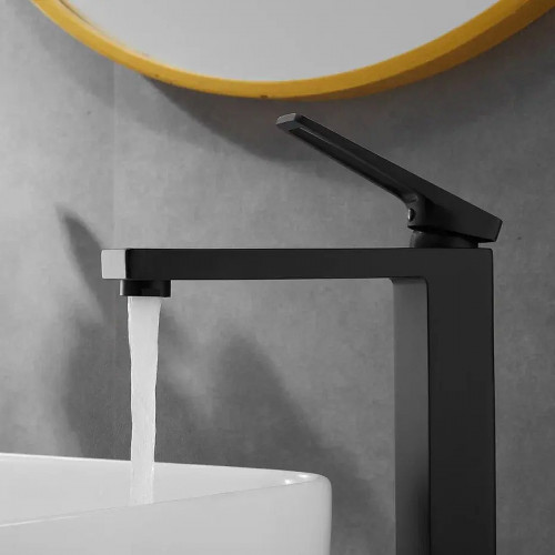 Смеситель для раковины Shevanik S6811H цвет Черный